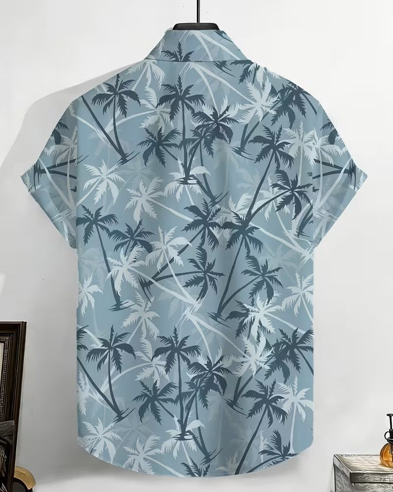 Camicia Hawaiana Uomo con Motivo Palme