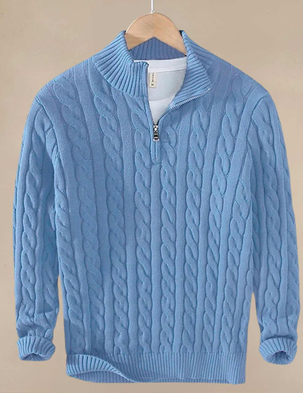 Maglione Uomo in Cotone con Scollo
