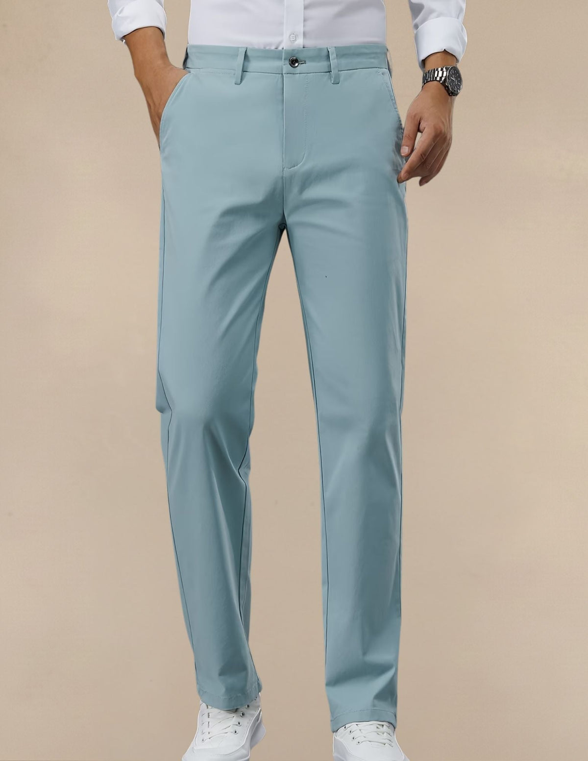 Pantaloni Uomo Classici in Cotone