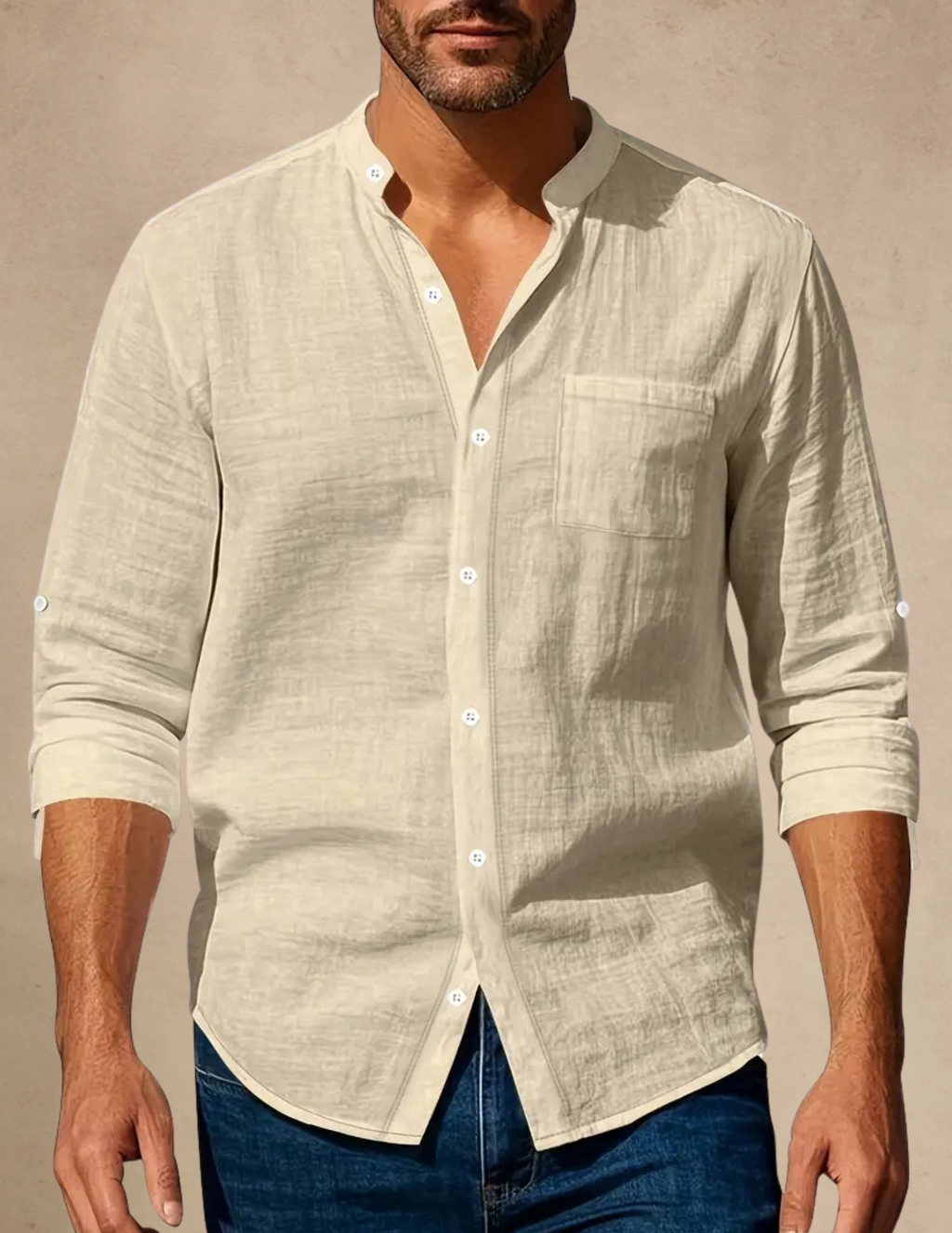 Camicia Uomo Manica Lunga Classica