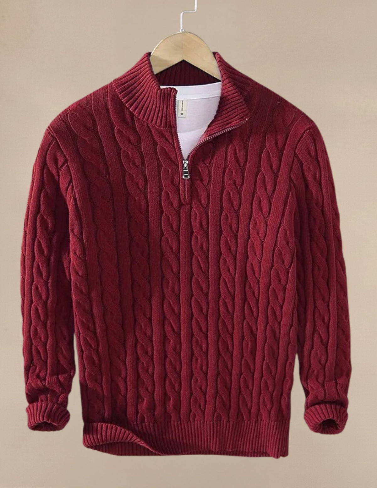 Maglione Uomo in Cotone con Scollo