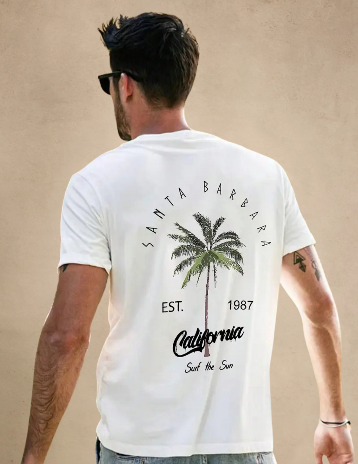 T-shirt Uomo Stile Californiano