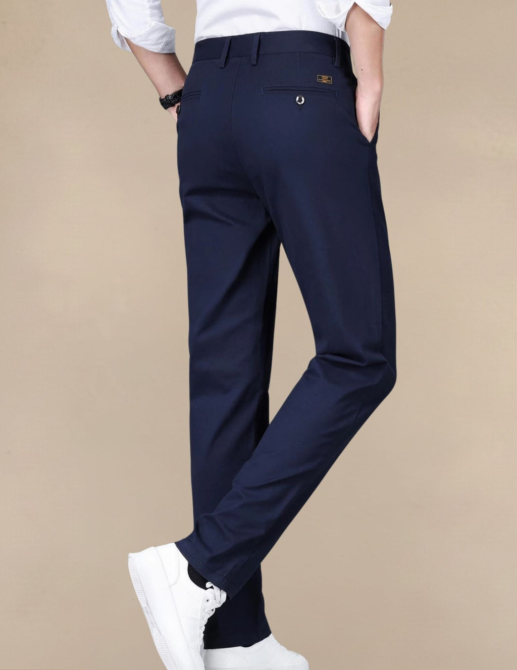Pantaloni Uomo Classici in Cotone