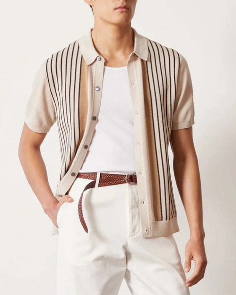 Polo Uomo in Maglia Elegante