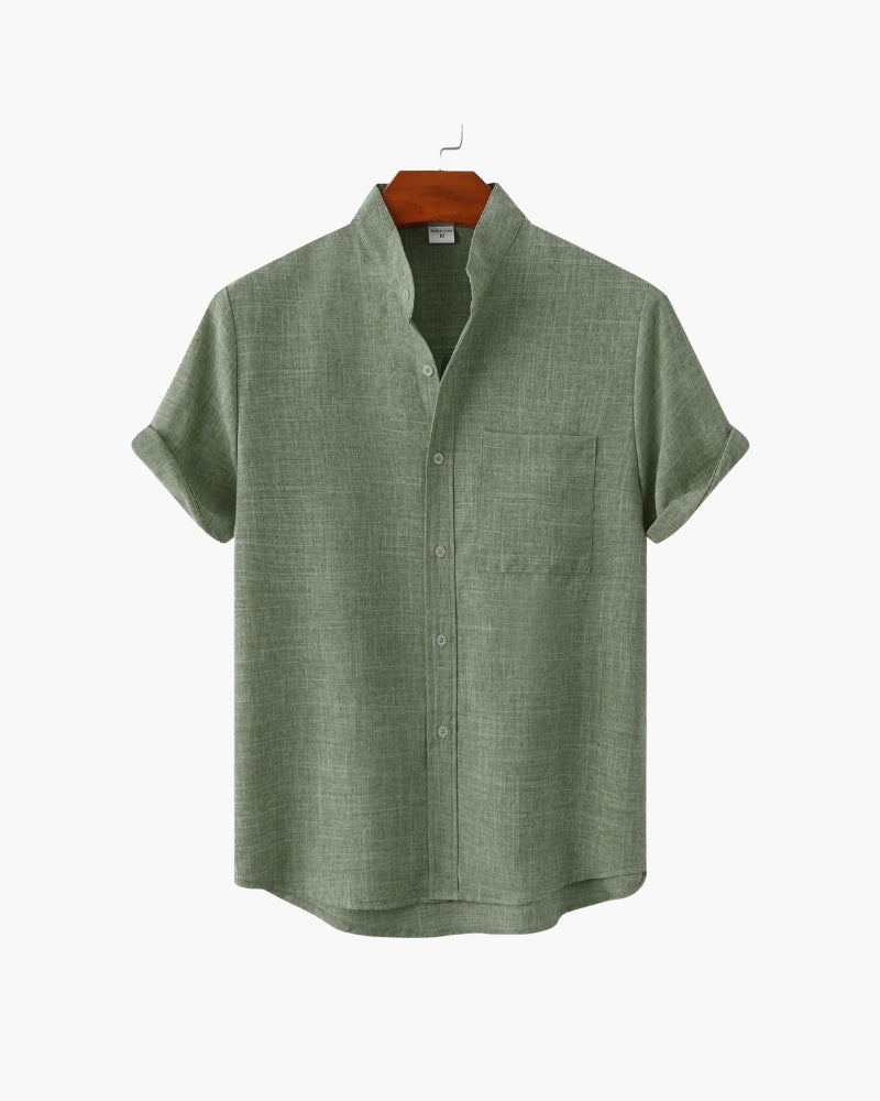 Camicia Uomo Collo Coreano