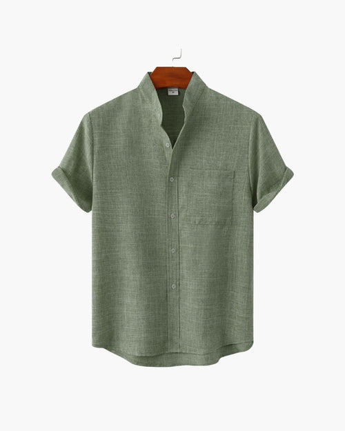 Camicia Uomo Collo Coreano