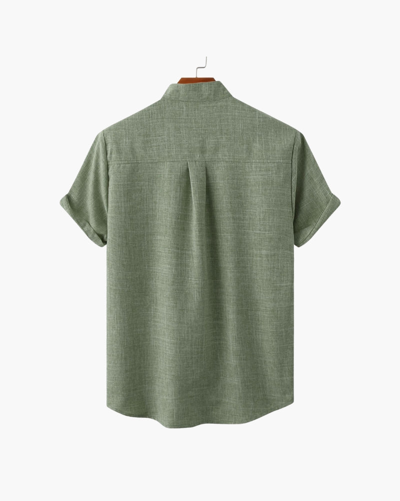 Camicia Uomo Collo Coreano