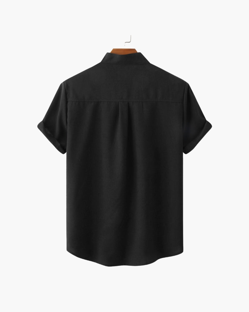 Camicia Uomo Collo Coreano
