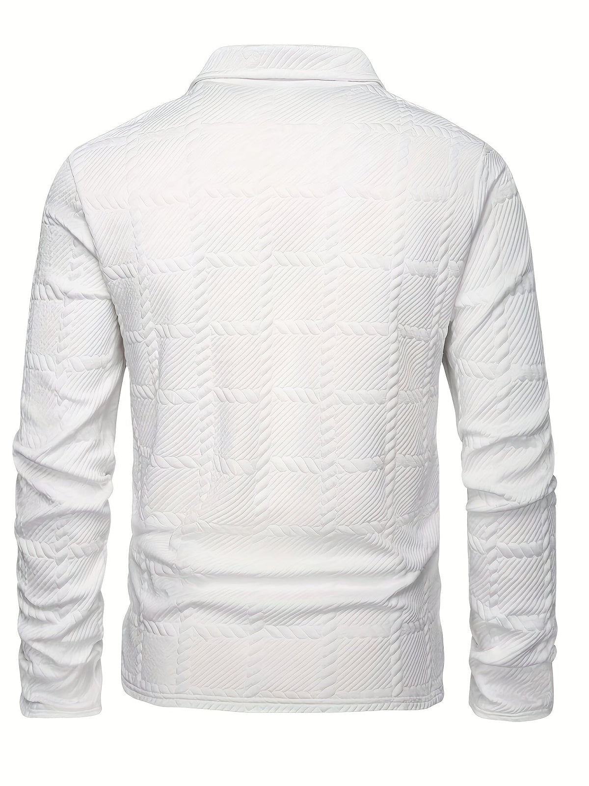 Polo Uomo Jacquard Casual Primavera-Autunno