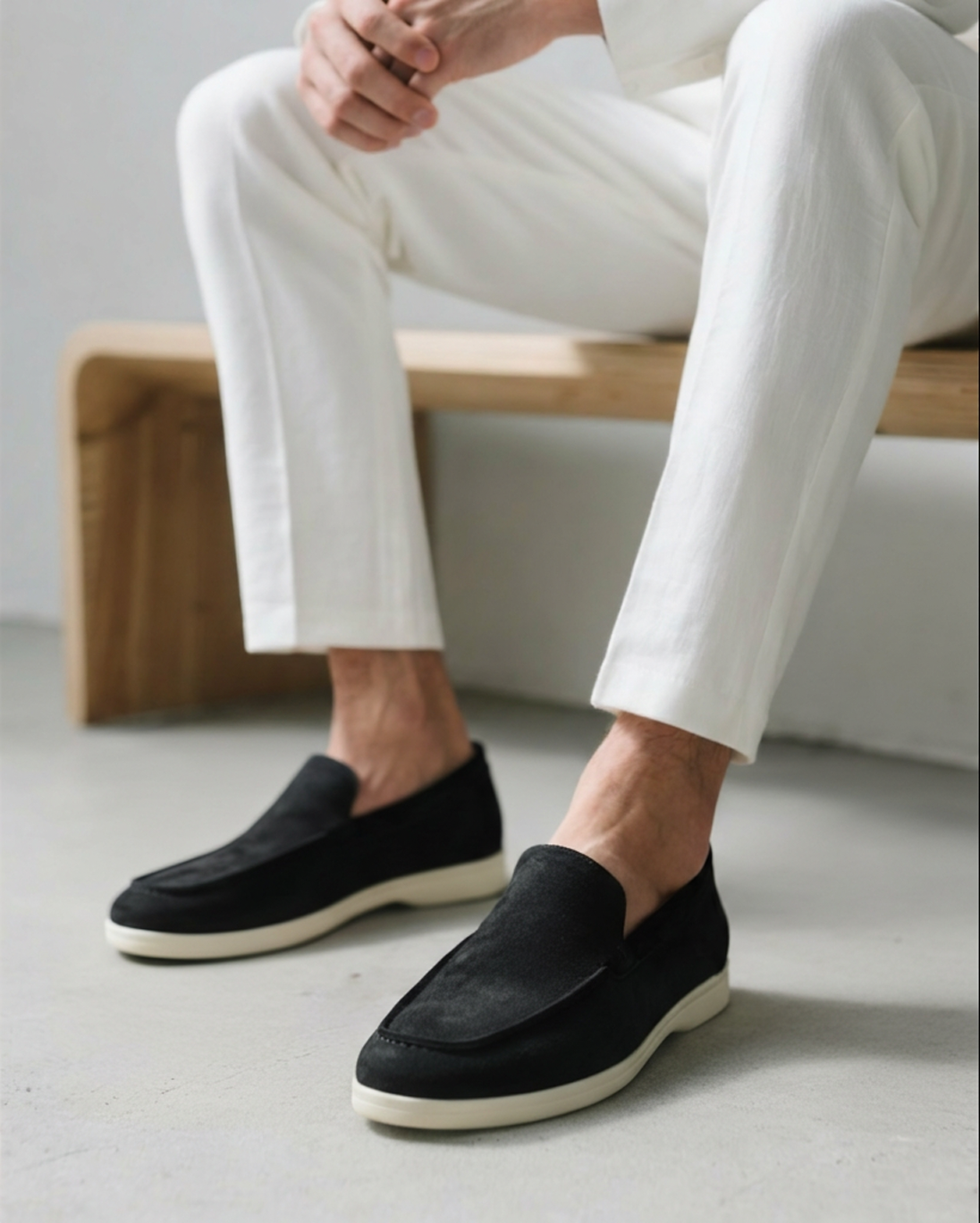 Mocassini Uomo Scamosciati Old Money