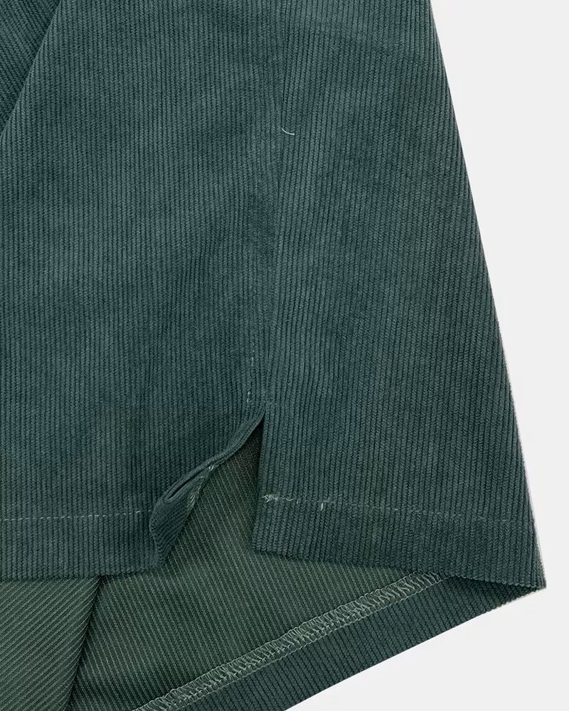 Pantaloncini Uomo in Velluto a Coste con Tasche