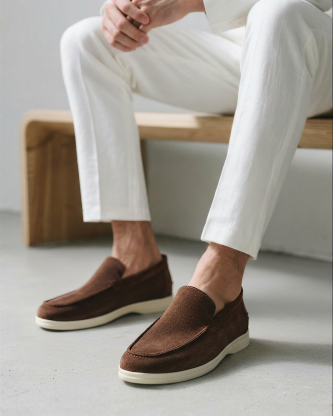 Mocassini Uomo Scamosciati Old Money