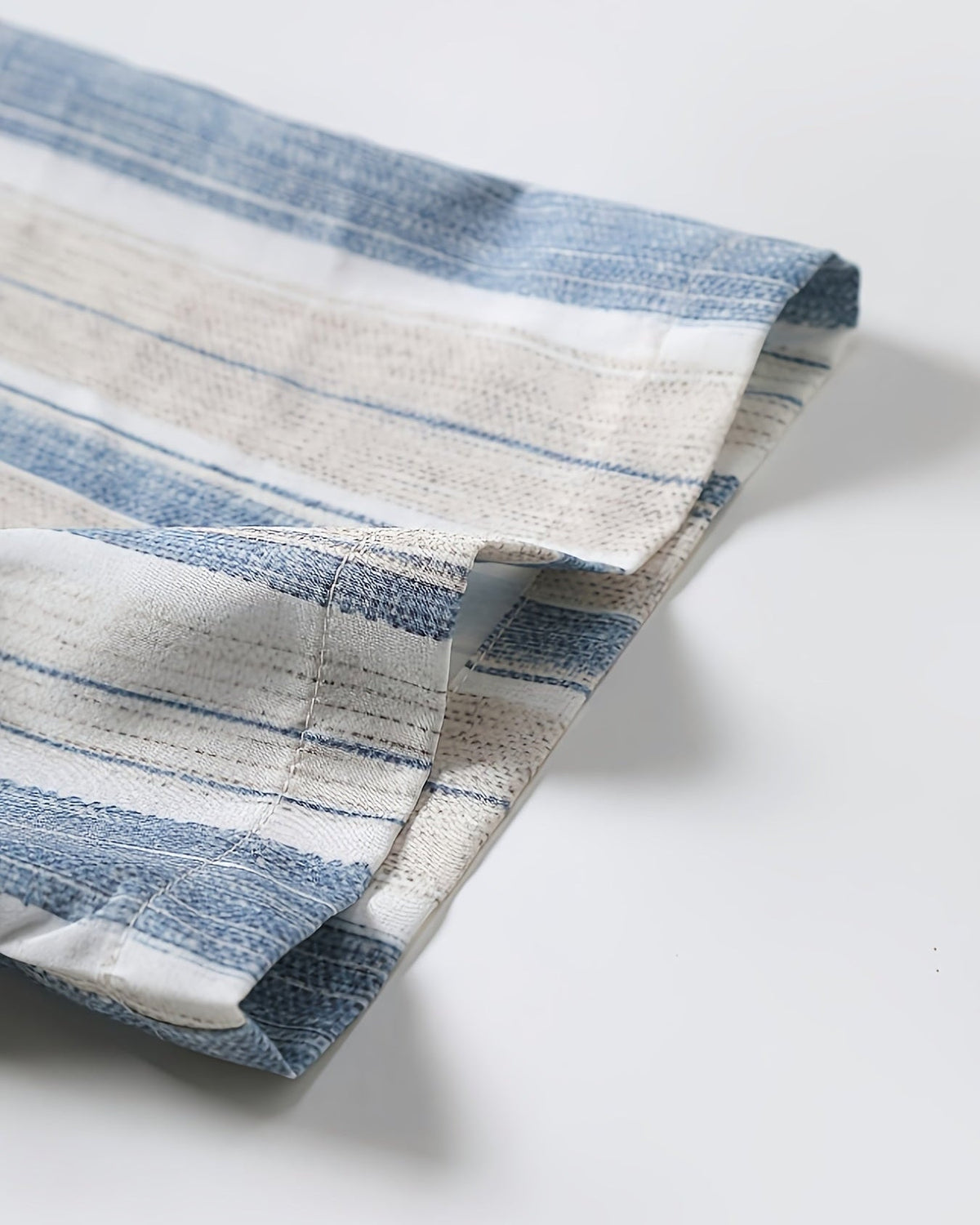 Camicia Uomo a Righe Manica Corta da Viaggio