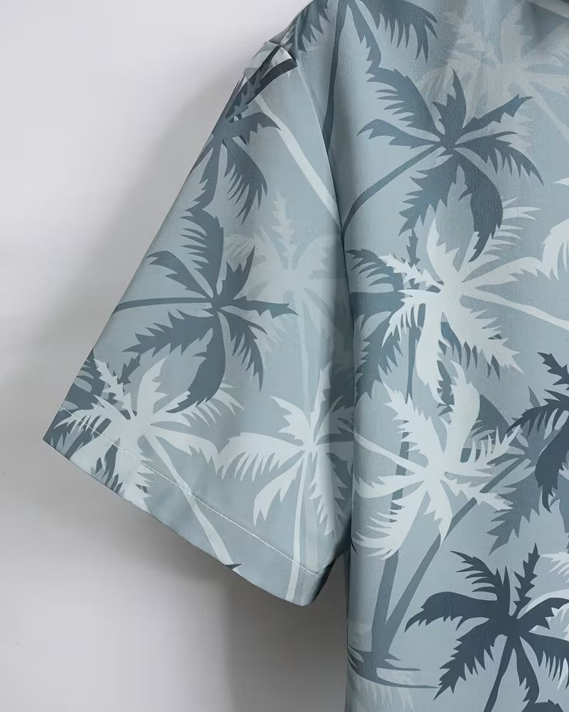 Camicia Hawaiana Uomo con Motivo Palme