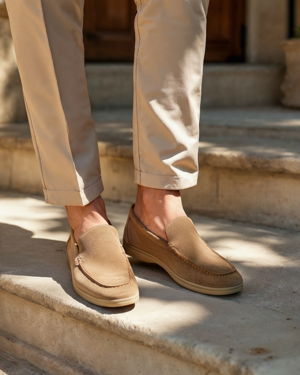 Mocassini Uomo Scamosciati Premium