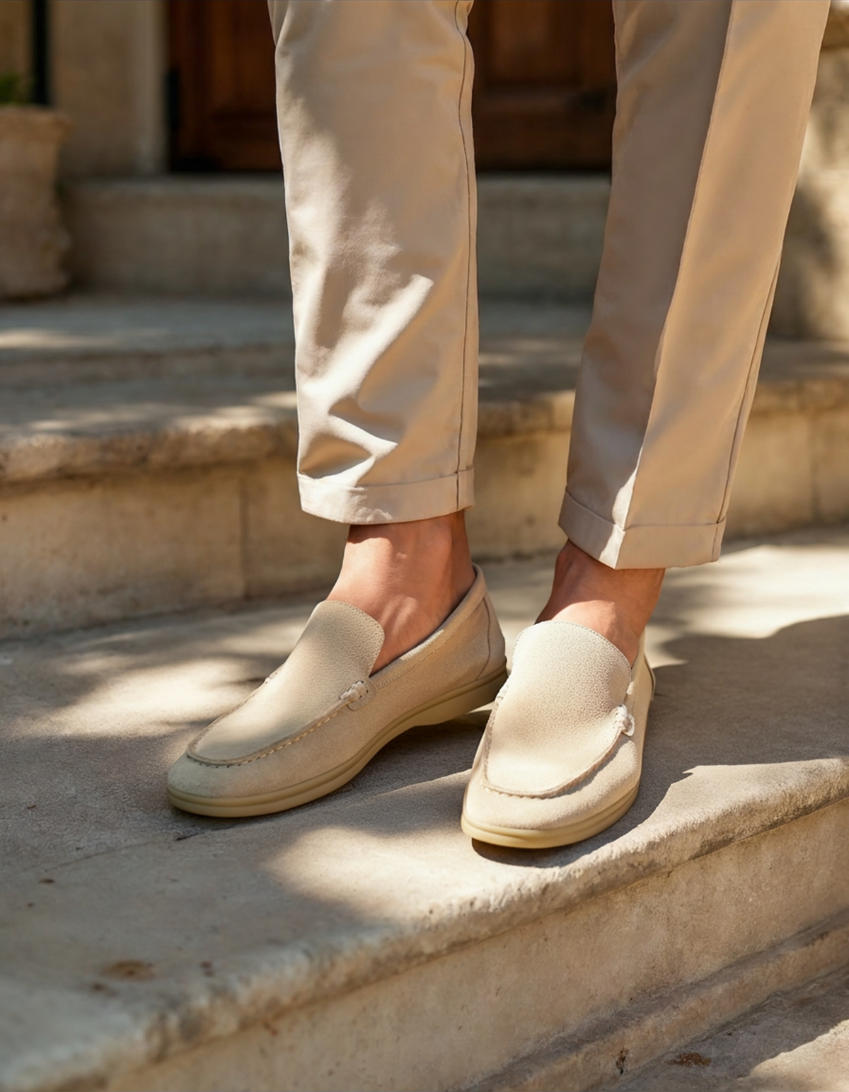 Mocassini Uomo Scamosciati Premium