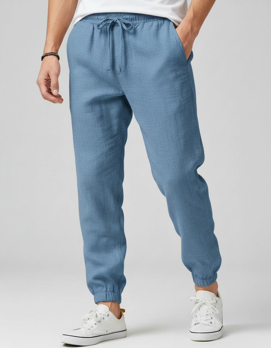 Pantaloni Uomo Traspiranti con Coulisse per Tutti i Giorni