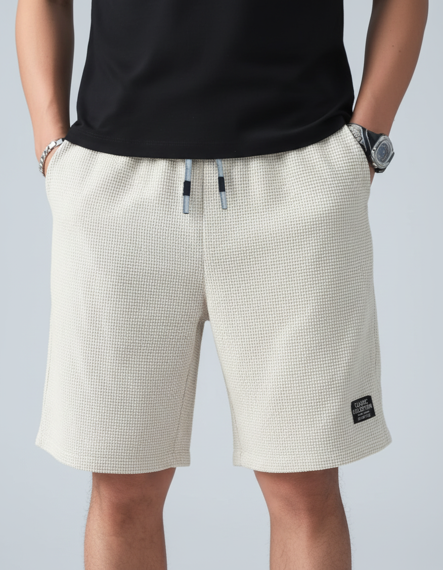 Pantaloncini Uomo Strutturati Leggeri con Tasche