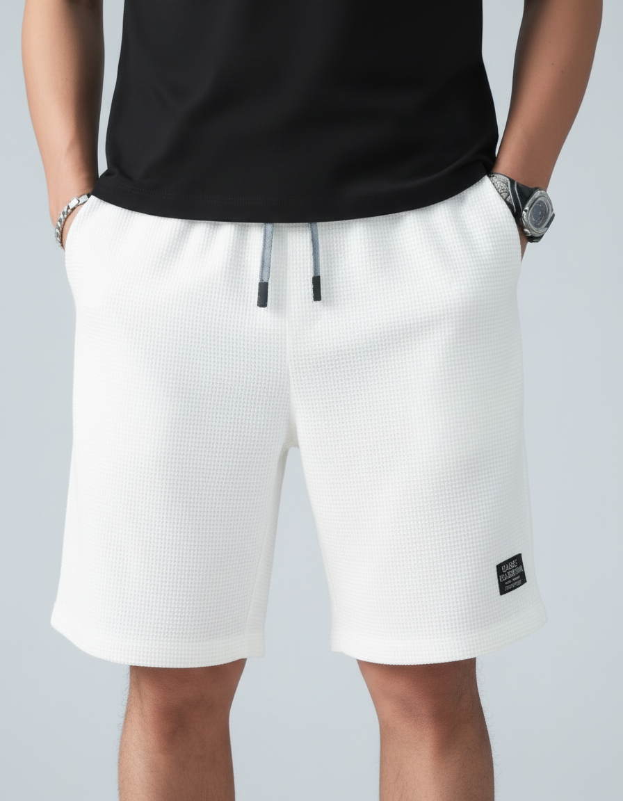 Pantaloncini Uomo Strutturati Leggeri con Tasche