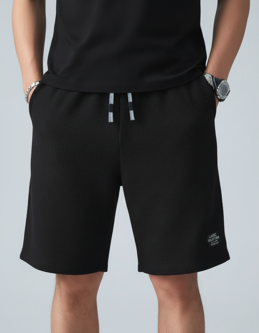 Pantaloncini Uomo Strutturati Leggeri con Tasche