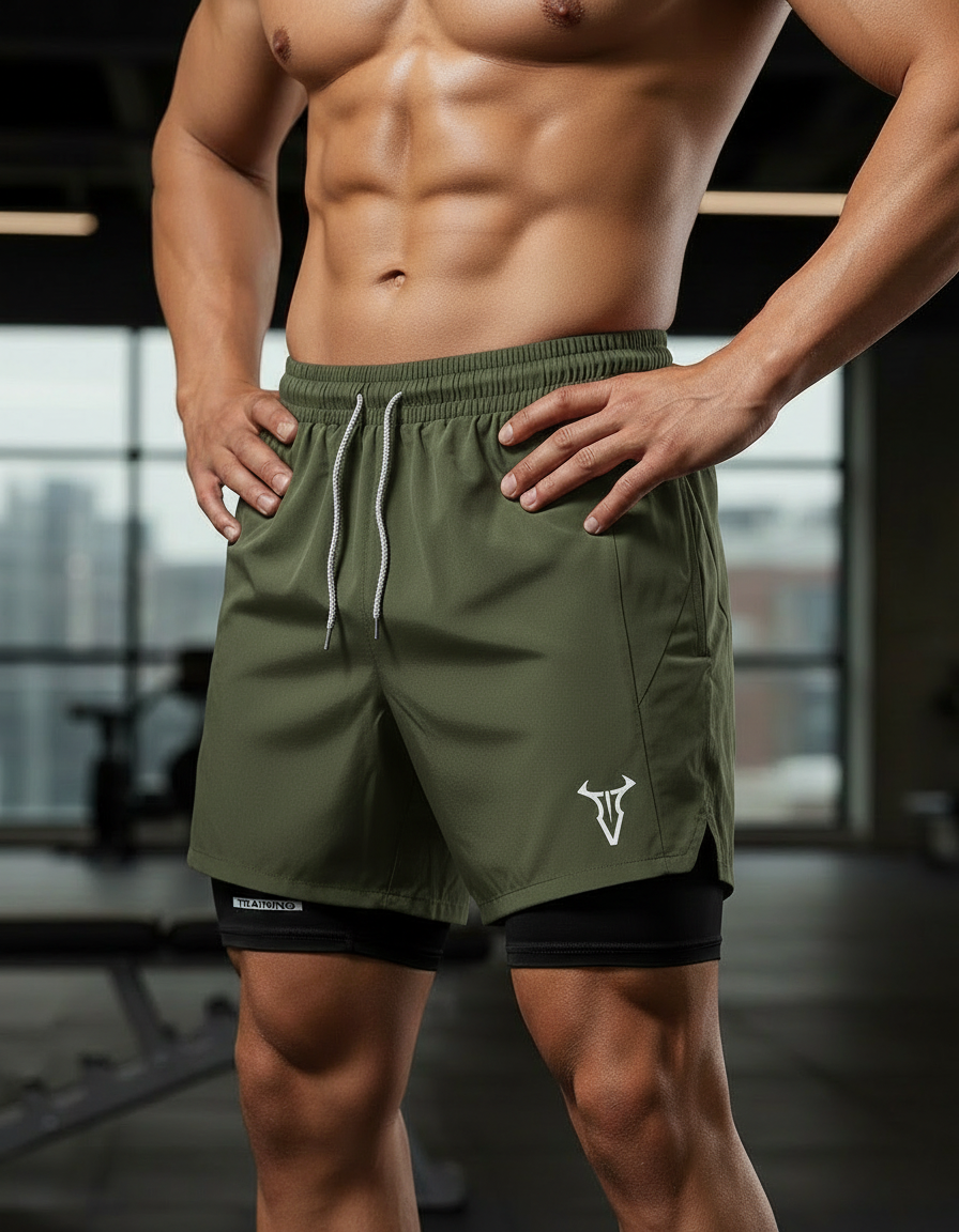 Pantaloncini Uomo Sportivi per Fitness e Allenamento