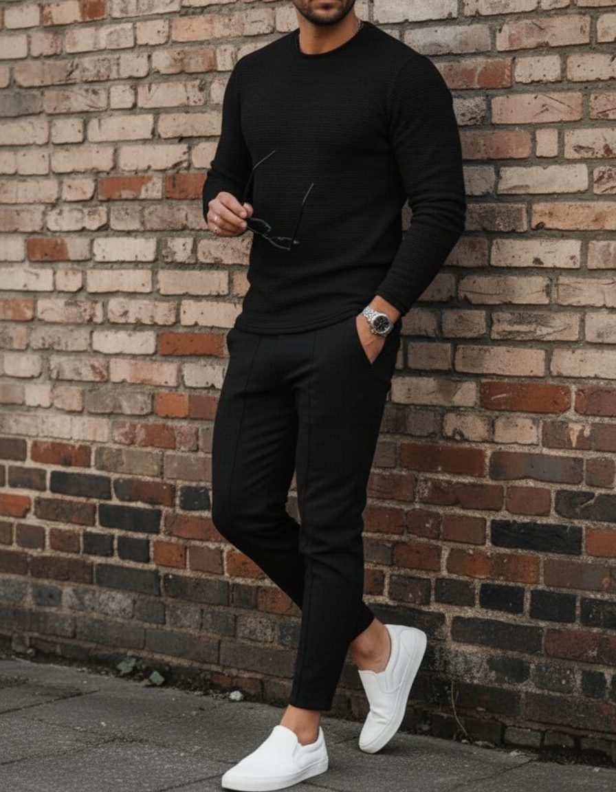 Tuta Uomo Slim Fit: Felpa e Jogger