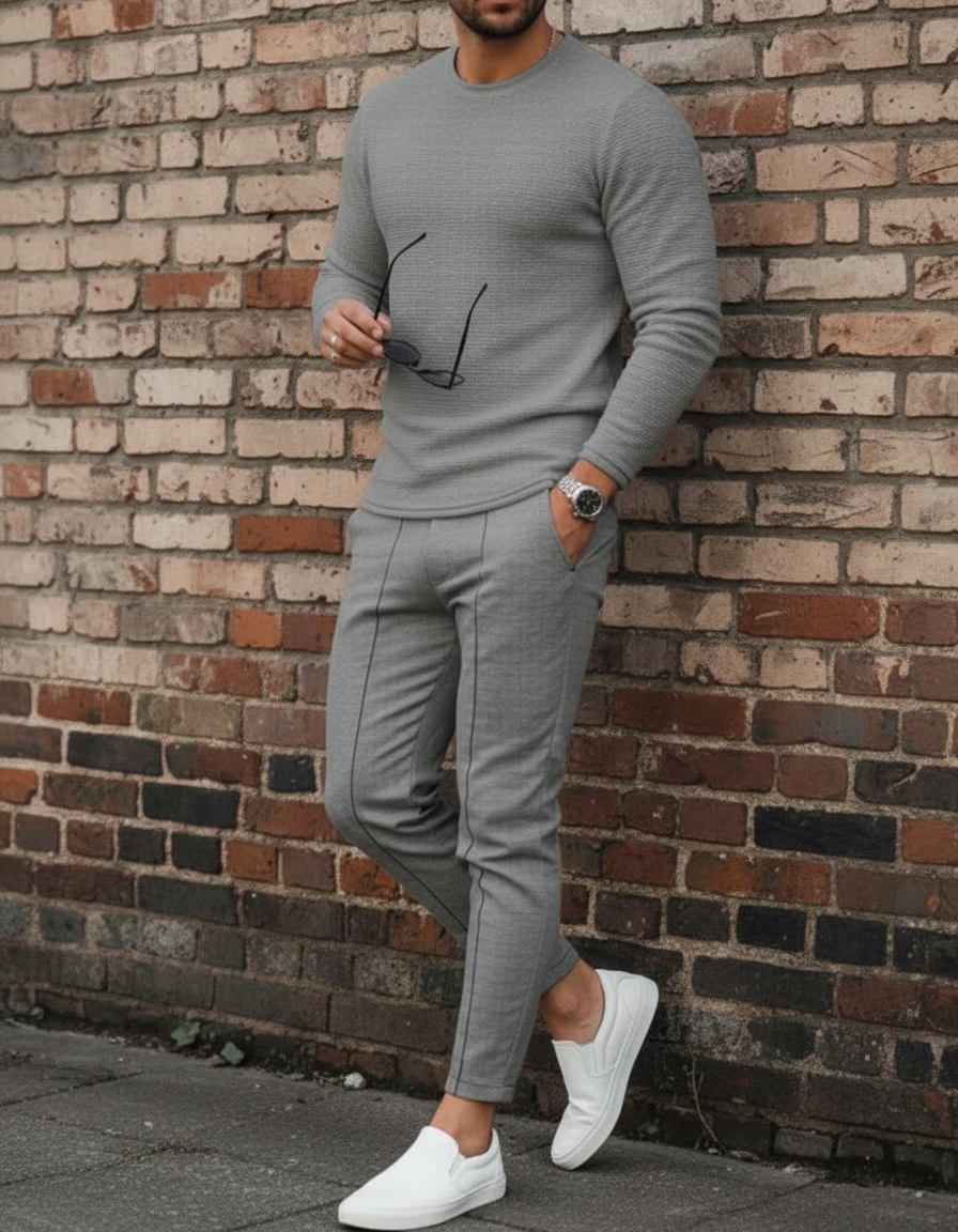 Tuta Uomo Slim Fit: Felpa e Jogger
