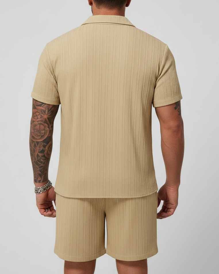 Completo Casual Uomo: Camicia e Pantaloncini