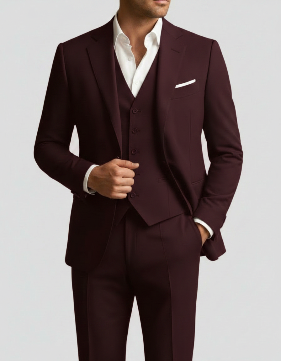Abito Uomo Tre Pezzi Slim Fit da Cerimonia