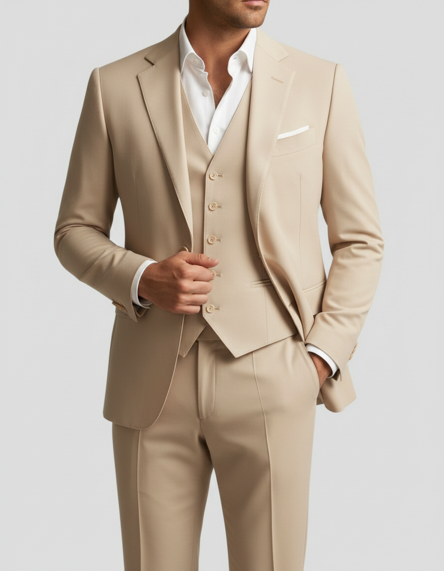 Abito Uomo Tre Pezzi Slim Fit da Cerimonia