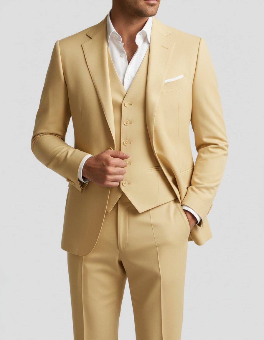 Abito Uomo Tre Pezzi Slim Fit da Cerimonia