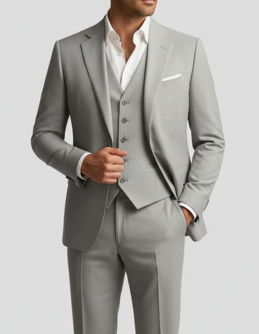 Abito Uomo Tre Pezzi Slim Fit da Cerimonia