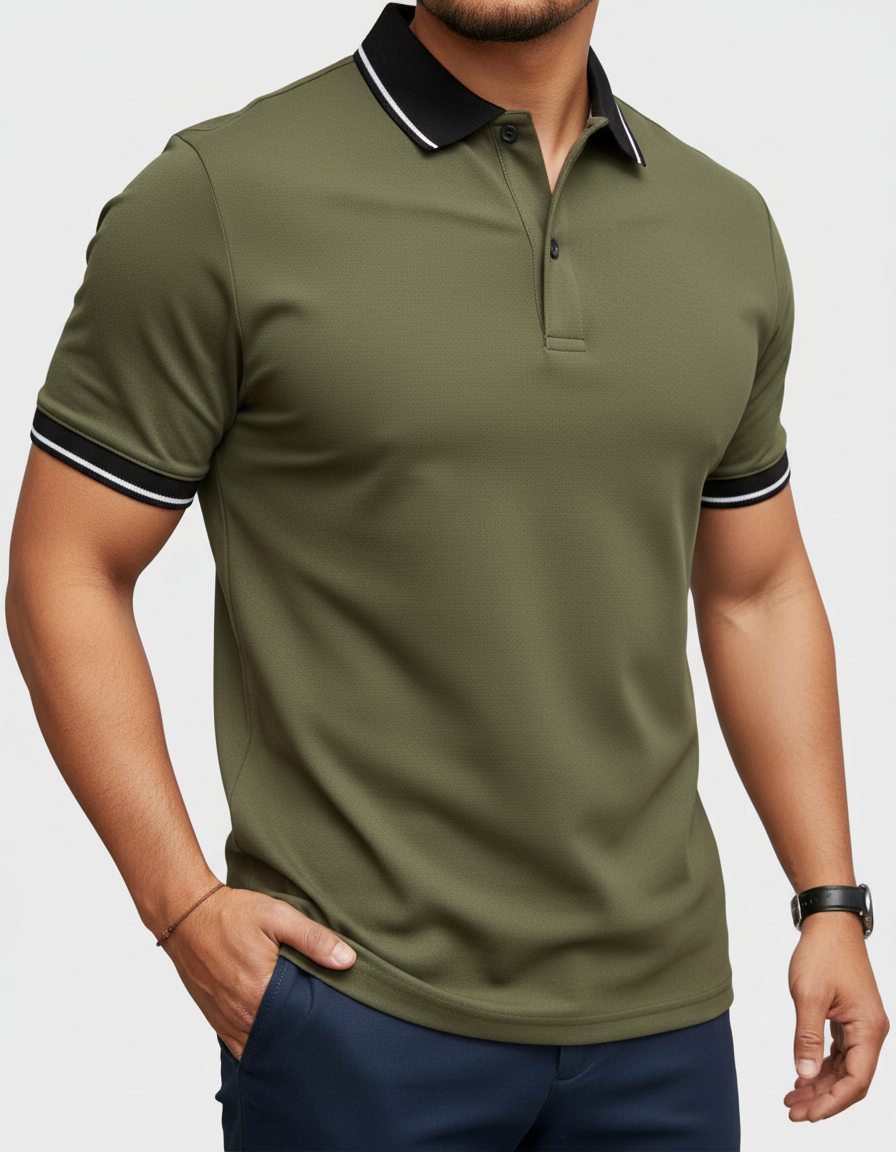 Camicia Uomo Manica Corta Colletto Classico