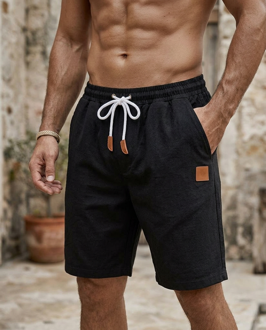 Pantaloncini Uomo Traspiranti Tinta Unita