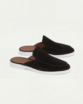 Mules Uomo Yacht Scamosciate Nere