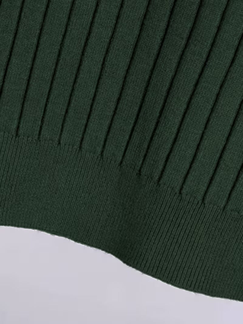 Polo Uomo in Maglia a Righe Verticali con Revers