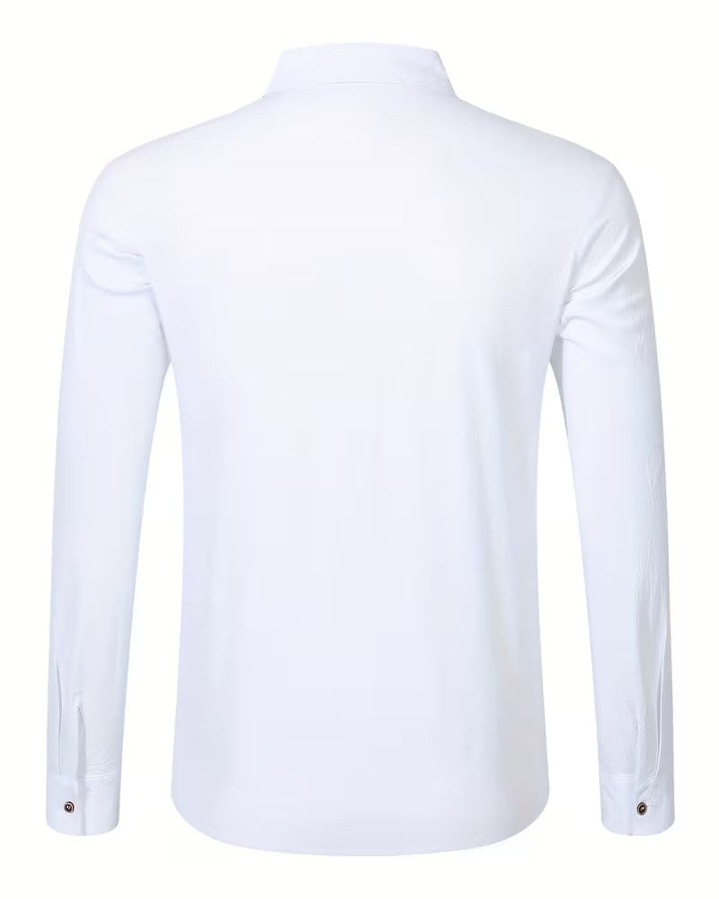 Camicia Uomo Vintage Manica Lunga con Taschino
