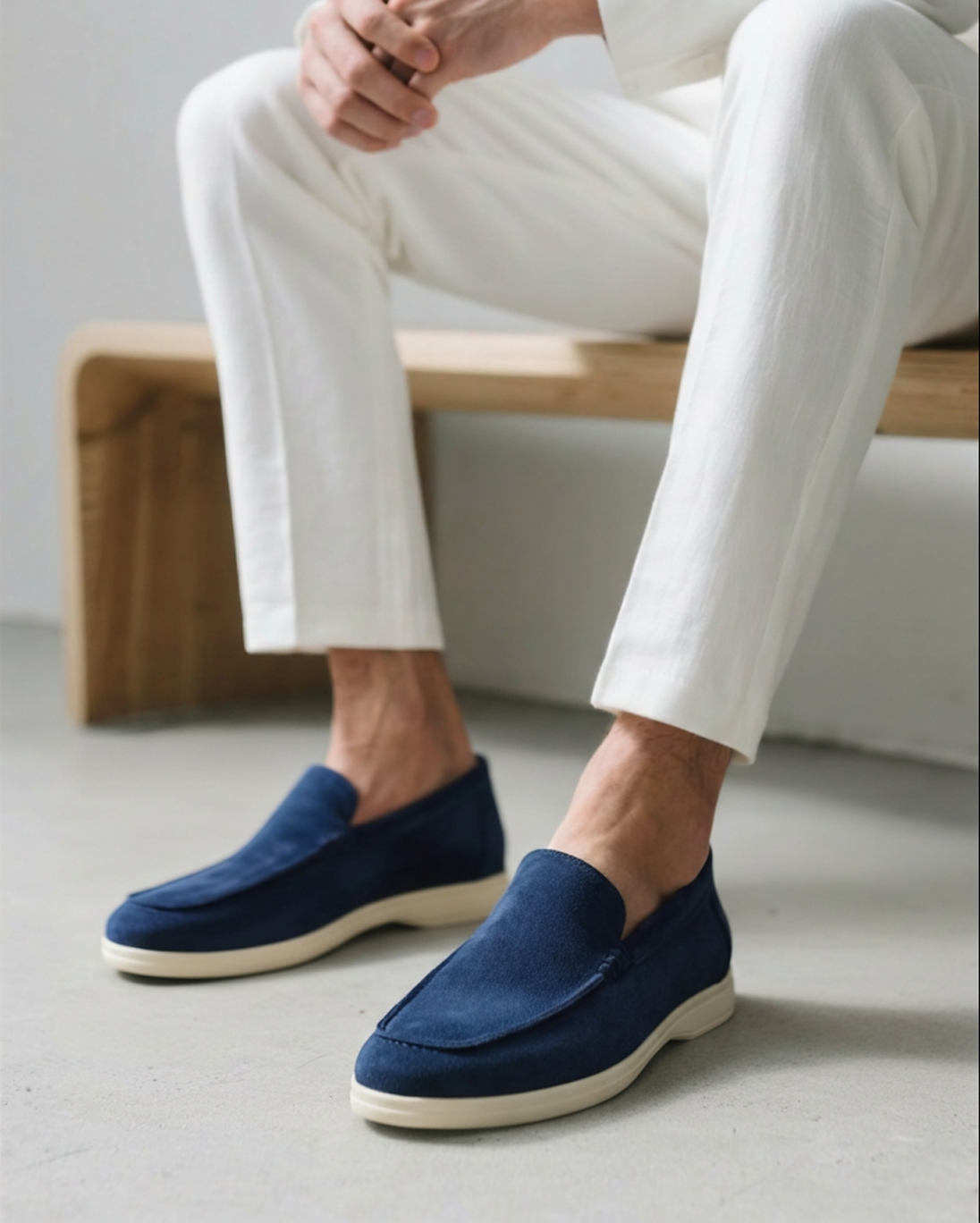 Mocassini Uomo Scamosciati Old Money