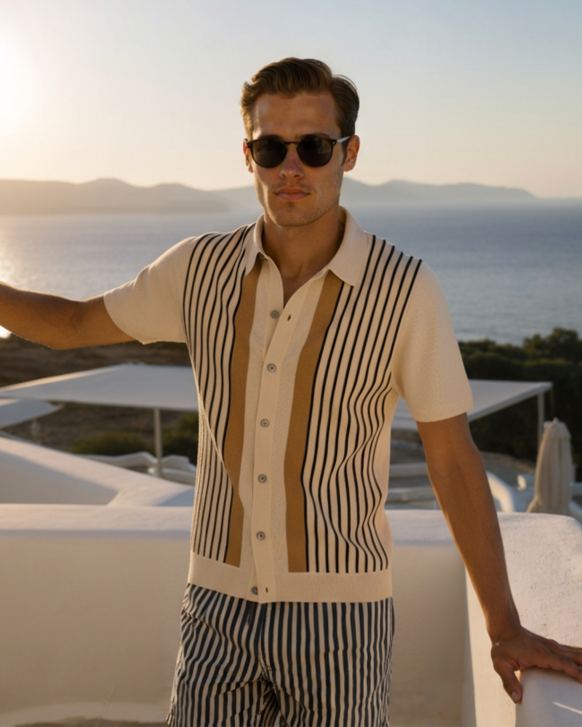 Polo Uomo in Maglia Elegante