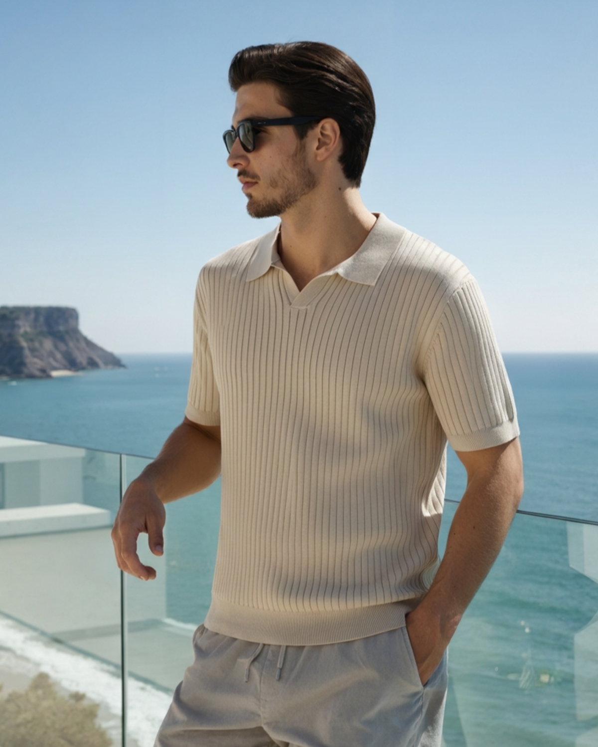 Polo Uomo a Coste Premium