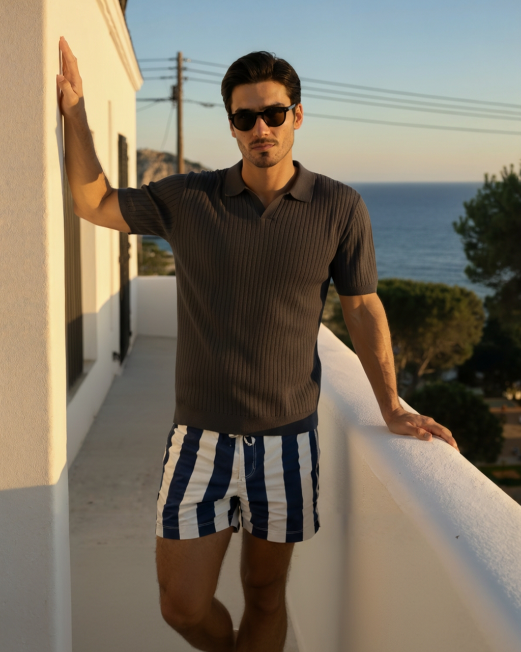 Polo Uomo a Coste Premium
